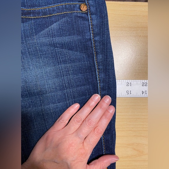 Y2K True Religion Billy Flap Bootcut Jeans Size 31 USA MADE - Picture 11 of 13